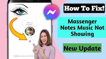 How To Fix Music Option Not Showing On Messenger Notes (2024) | Messenger Music Notes Update