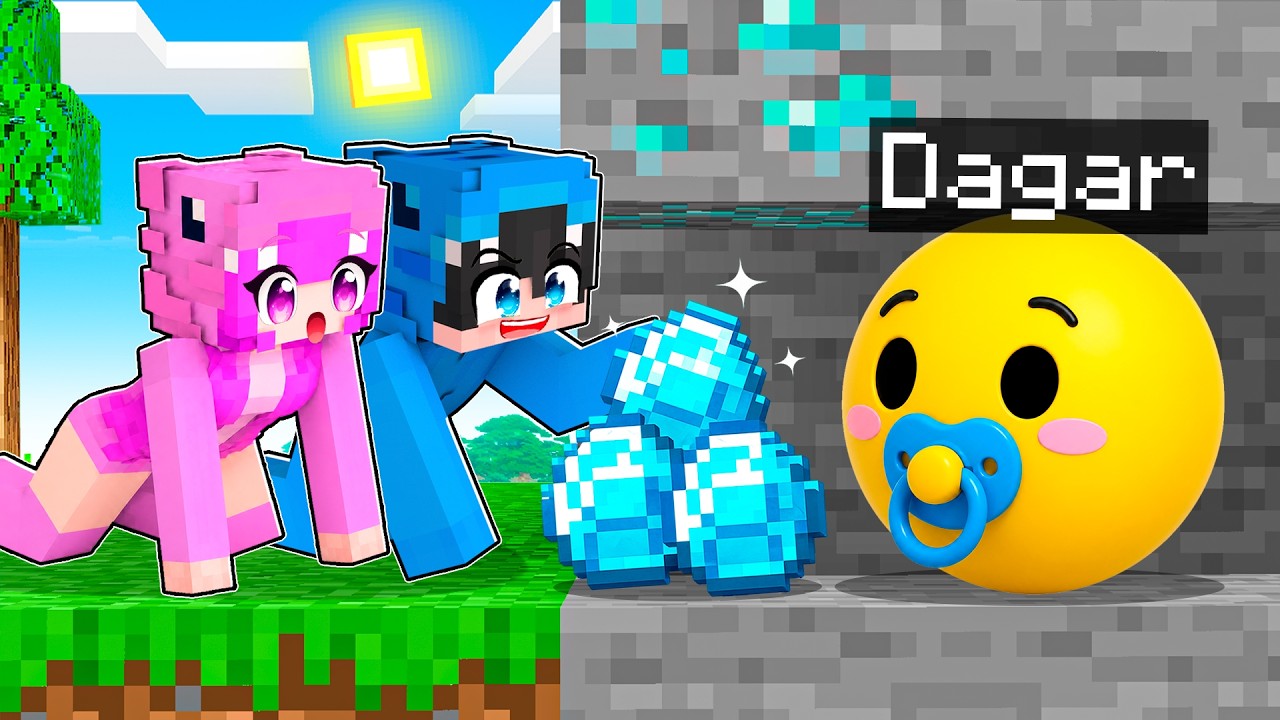 Jugué como BEBÉ VERITY para TROLLEAR a Mis Amigos en Minecraft!
