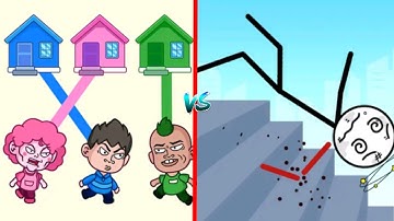 📱🎯/ Thief puzzle (stickman, help me) 🆚 help me tricky story gameplay walkthrough Android iOS