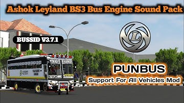 PUNBUS Ashok Leyland BS3 Bus Engine Sound  File Pack Support For All Vehicle Mod V3.7.1-