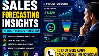 Inaccurate Forecast leads missed Revenue❌️ AI-driven sales forecasting and Predict future revenue🔥🚀