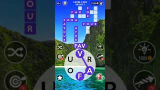 1145 Wordscapes Cliff Bright Level 1145