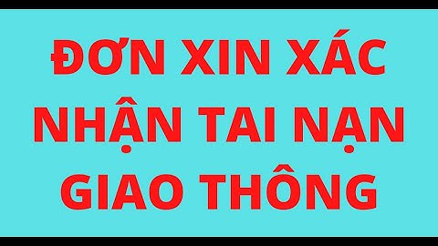 Mẫu văn bản thỏa thuận tai nạn giao thông năm 2024