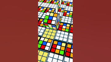 Endless Rubik loop 🧩  #3danimation #infiniteloop