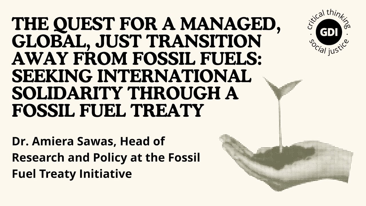Lecture: Seeking international solidarity through a Fossil Fuel Treaty