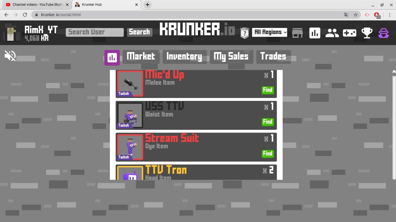 Krunker Twitch Drops Free Limited Items New Black Market Item Youtube