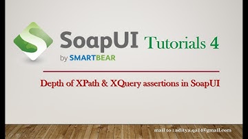 XPath and XQuery assertions in SoapUI in depth