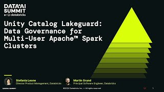 Unity Catalog Lakeguard: Data Governance for Multi-User Apache™ Spark Clusters