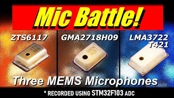 3 MEMS Mics on STM32 - One Is Insanely Different (5-Minute Test)