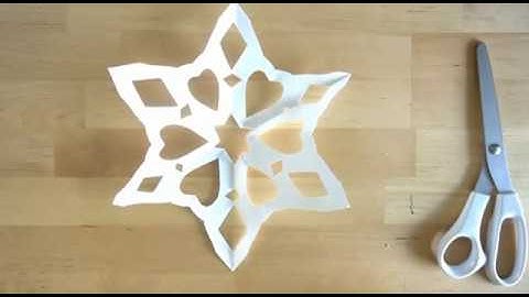 How to make a 6 sided SNOWFLAKE