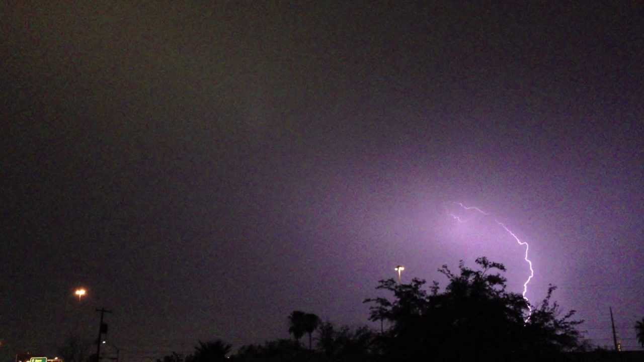 Lightning Storm in Las Vegas, Nevada on July 19th, 2013
