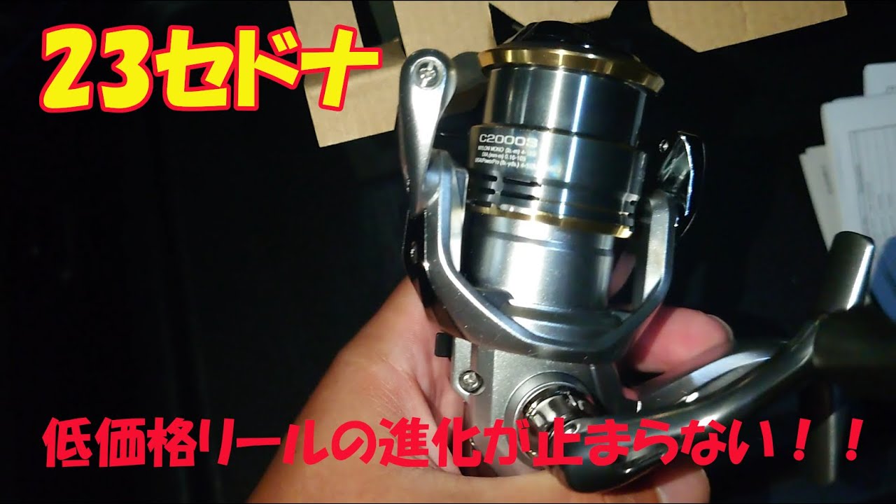 23セドナ 低価格帯リールの進化に驚くばかりです - YouTube