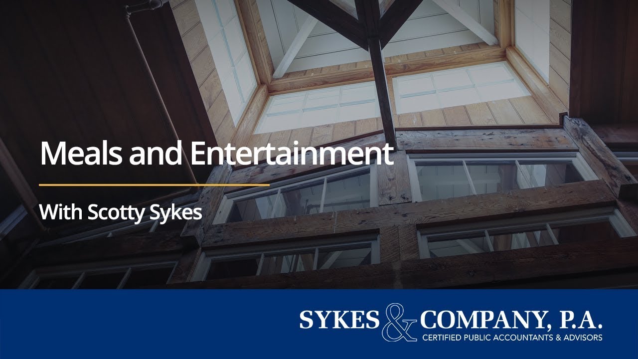 Meals and Entertainment IRS Guidance Released YouTube