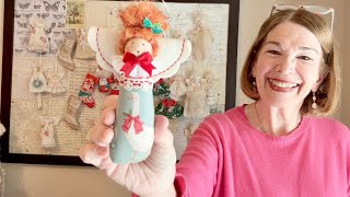 Goose Girl Christmas Angel Ornament @rickrackruby3500