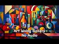 Tv wall art slideshow  exploring cubism a colorful display of abstract imagery no sound