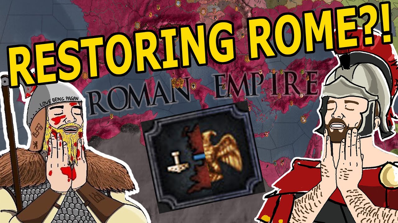 RESTORING THE ROMAN EMPIRE?! CK2 THE CONQUEROR ACHIEVEMENT RUN FINALE