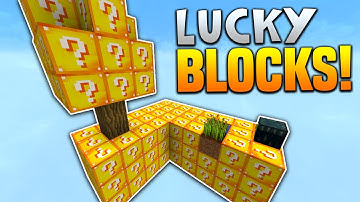 THE LUCKY BLOCK KING!... | Minecraft LUCKY BLOCK SKY BLOCK WARRIORS