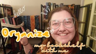 new year, new bookshelf (organize my bookshelf with me!)