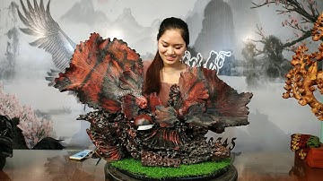 BÁO GIÁ XẢ HÀNG CÁ XIÊM TÀI LỘC TRẮC ĐỎ ĐEN - TƯỢNG GỖ ĐẸP TRUNG KIÊN