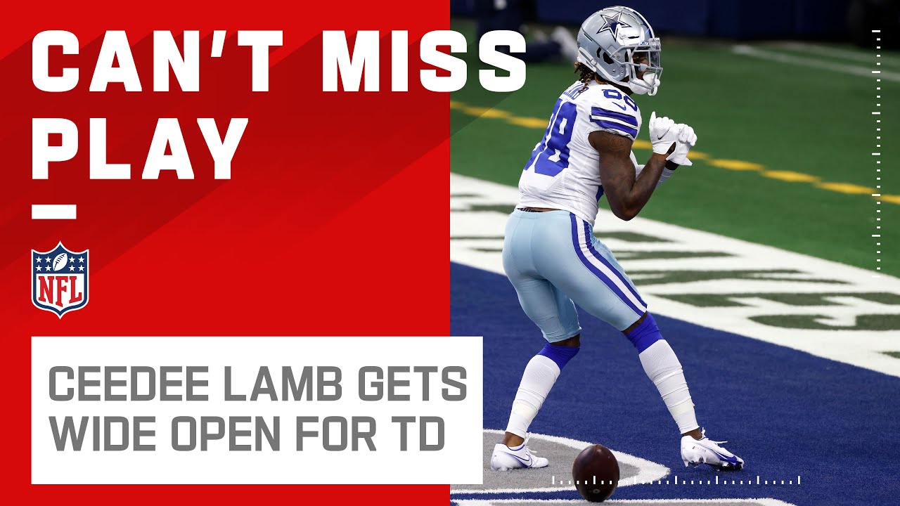 WATCH: Cowboys WR CeeDee Lamb catches beautiful toss for 1st TD of '23
