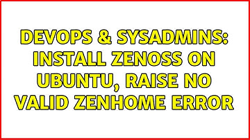 DevOps & SysAdmins: Install zenoss on ubuntu, raise No valid ZENHOME error