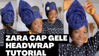 Easy Zara Cap Headwrap Tutorial 🔥