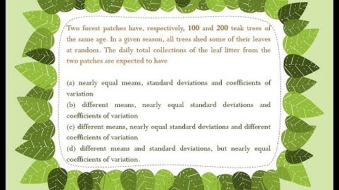 A question on Statistics | CSIR-NET June 2019 | General Aptitude | July Mary Mathew