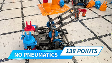 NO PNEUMATICS! 138 points - simple VEX IQ Mix and Match robot by Ben Lipper