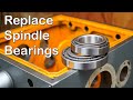 LATHE SPINDLE BEARINGS (Part 1) - TEARDOWN of 13x40 Engine Lathe Headstock