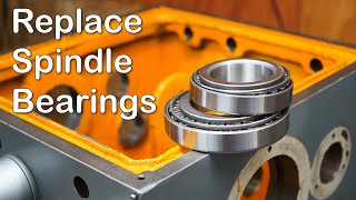 LATHE SPINDLE BEARINGS (Part 1) - TEARDOWN of 13x40 Engine Lathe Headstock