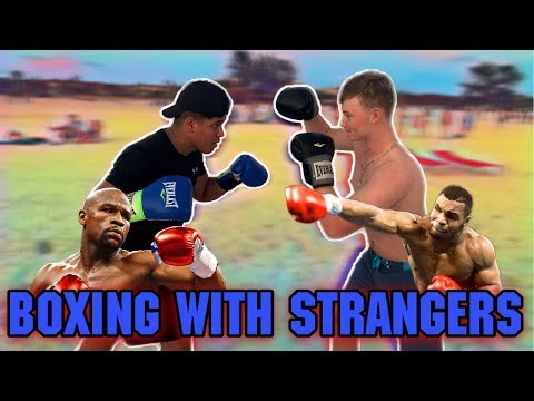 PUT THE GLOVES ON | PUBLIC BOXING WITH STRANGERS