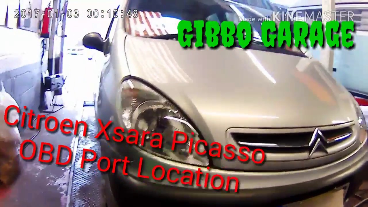 Citroen Xsara Picasso OBD Port Location YouTube