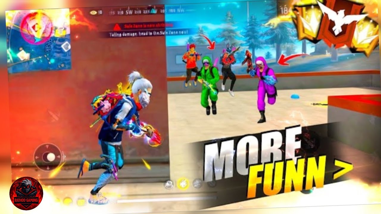 Op Rathod FREEFIRE 🔥 Squad Gameplay PARAFAL + M1887 🎯 37 Kill OP ~ Garena Free ...