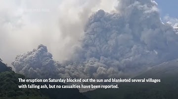 Indonesia’s Merapi volcano in new eruption