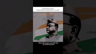 😎 Give 100% Effort For Success 🔥 ll Netaji Subhas Chandra Bose ll