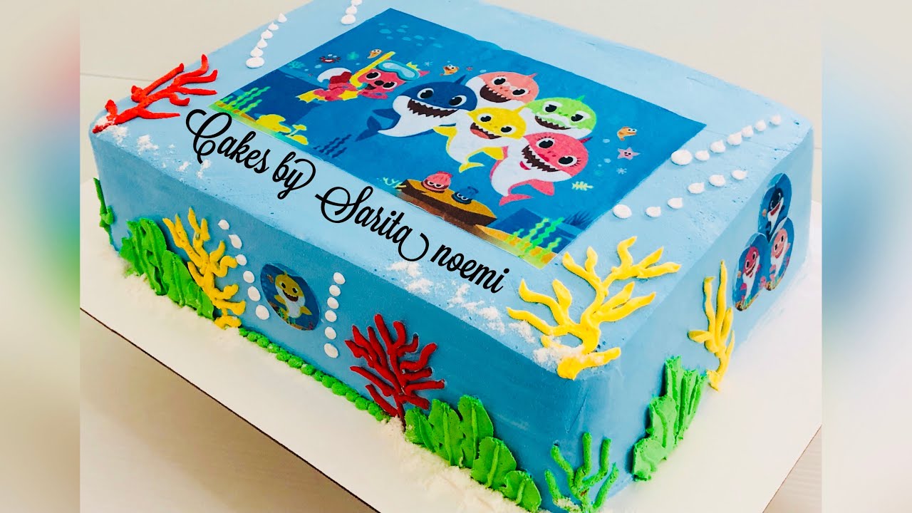 Como decorar un pastel para niño de baby shark | How to decorate a baby  shark cake for boy - YouTube