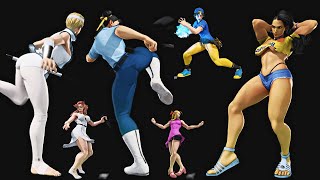 Street Fighter V 🎇 All girls main costumes 🎇 (Perspective View)
