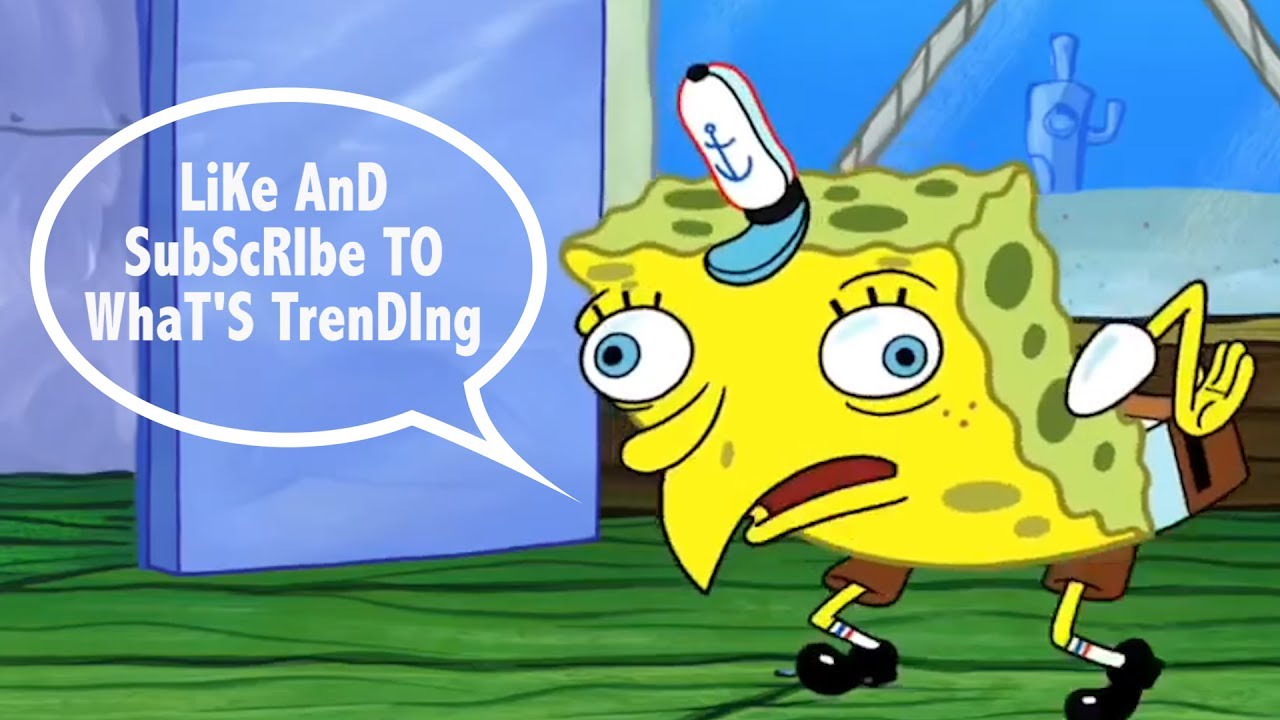 Mocking SpongeBob Meme EXPLAINED | What's Trending Now! - YouTube