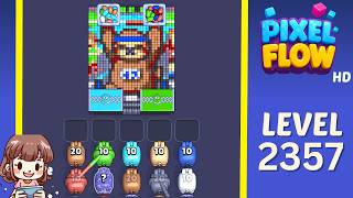 Pixel Flow Level 2357 Solution Walkthrough