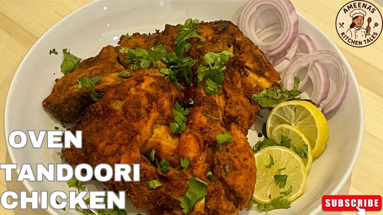 Restaurant Style Tandoori Chicken in Oven  | juicy & smoky | Easy Recipe