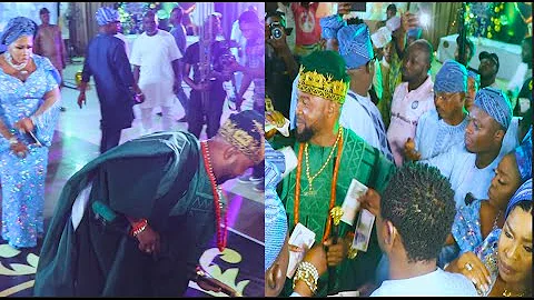 Faithia Balogun others Shower bundle Of Money On Akin Olaiya On Birthday As He Scatters Dance Floor