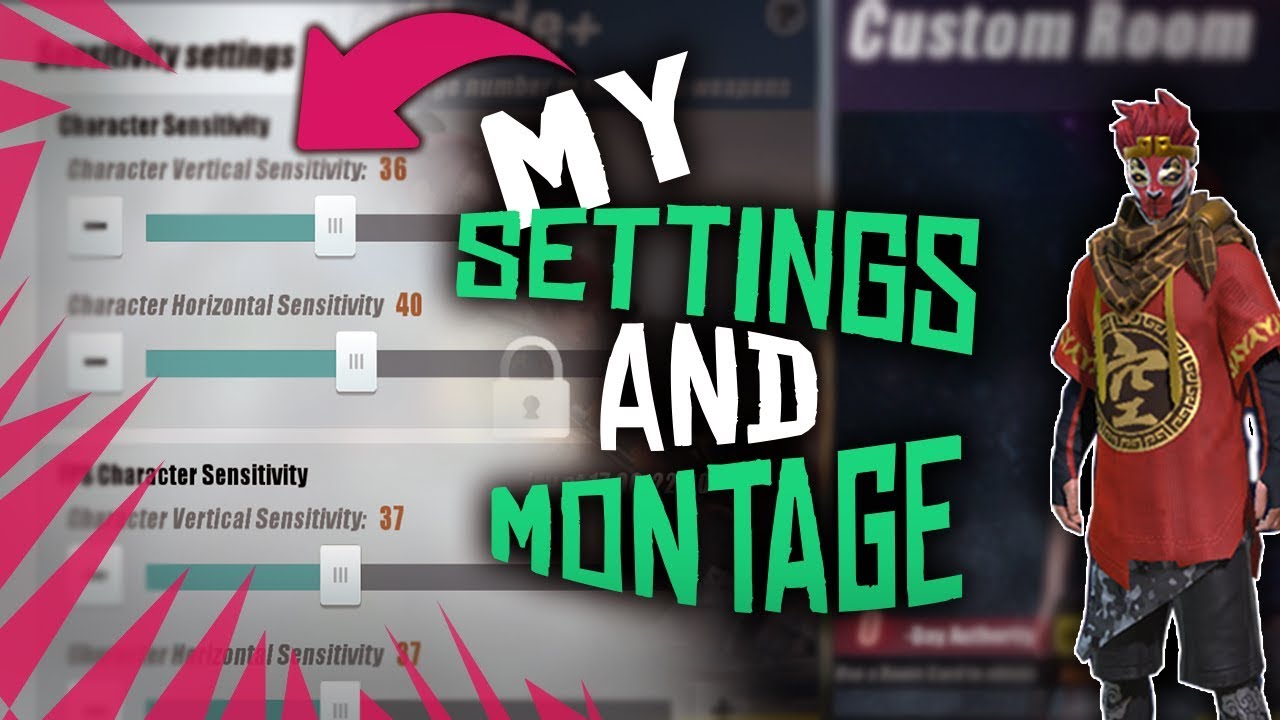 MY SETTINGS FOR RULES OF SURVIVAL - KILL MONTAGE (Rules Of Survival)