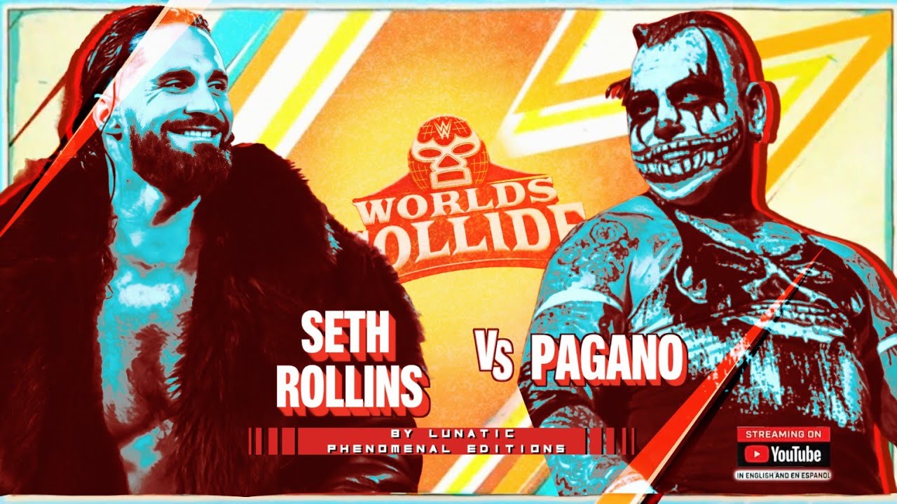 COMO HACER UN MATCH CARD DE WWE WORLDS COLLIDE 2025 OFFICIAL MATCH CARD ...