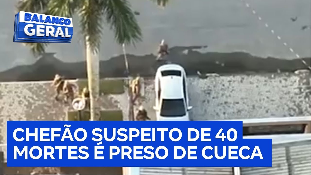 Preso o "matador" suspeito de coordenar 40 execuções para o crime organizado