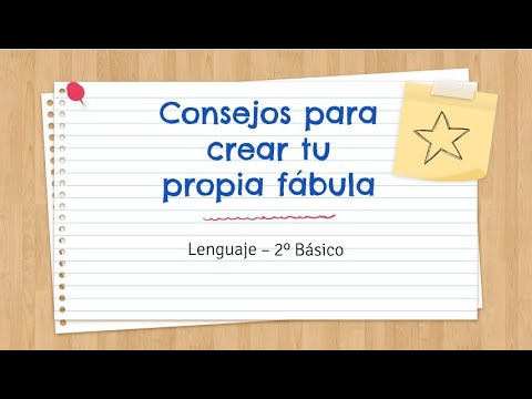 Video: Cómo Hacer Una Fábula