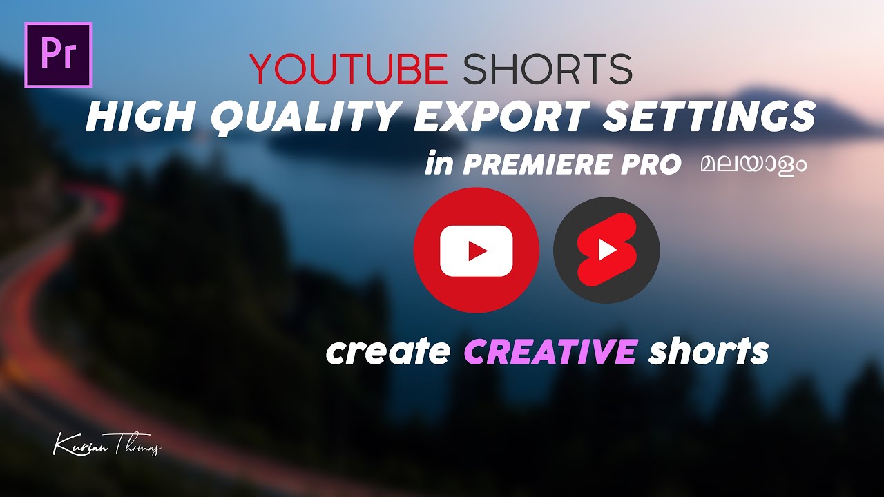 Create High Quality Youtube Shorts in Premiere Pro 2021 | Malayalam