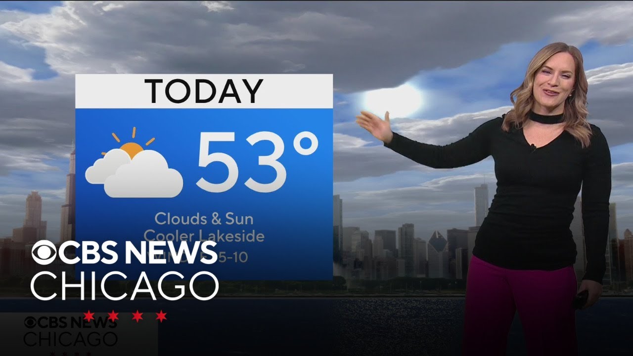 Milder day in Chicago with rain chances on the way - YouTube