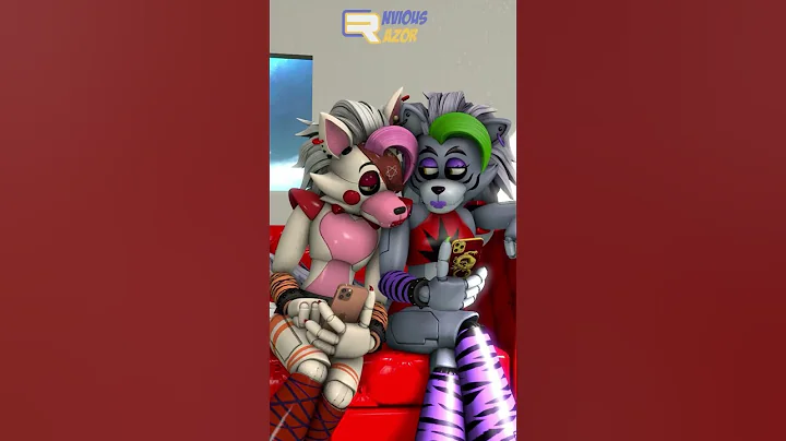 Chilling with Roxy and Mangle [FNAF] #shorts