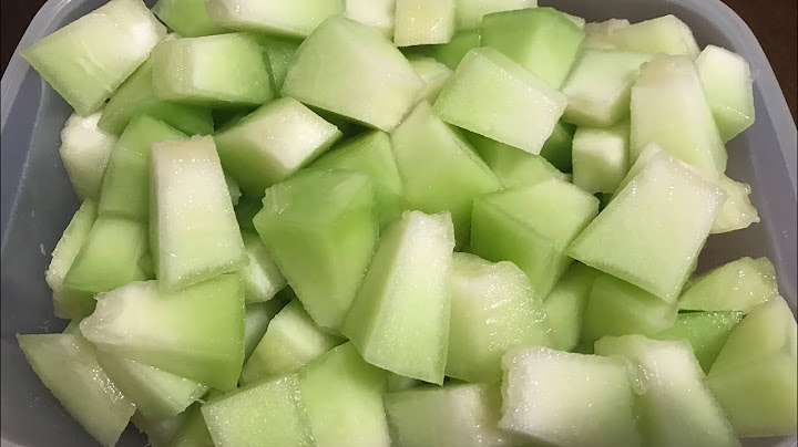 Cut Honeydew melon easy and quick