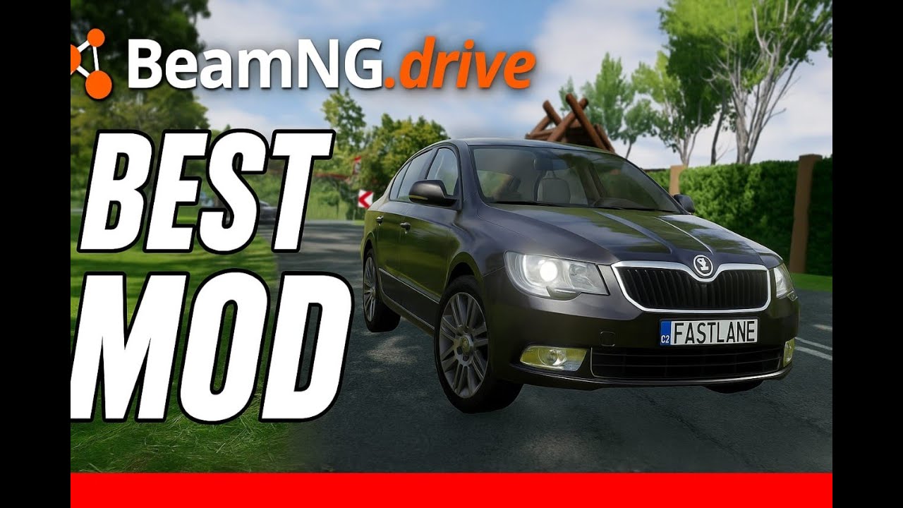 Tohle je ten NEJLEPŠÍ a NEJPROPRACOVANĚJŠÍ MÓD v BeamNG | Škoda Superb |